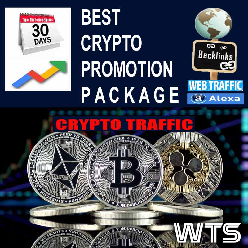 Best CRYPTO CURRENCY Website Promotion for 30 Days - Success Guarantee