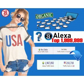 ALEXA SERVICE- Boost Alexa Rank top 1 Million Globally - 100K Locally in USA