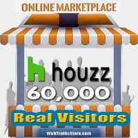 Real Visitors to HOUZZ Store Listings | Ranking Service